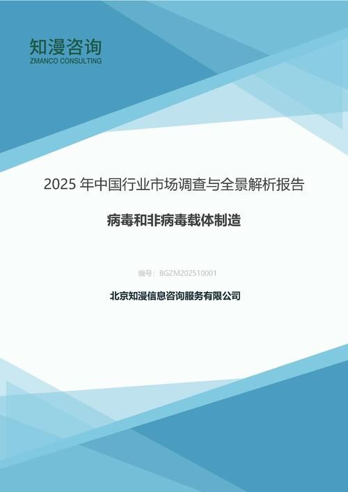 2025年中国病毒和非病毒载体制造行业市场调查与全景解析报告