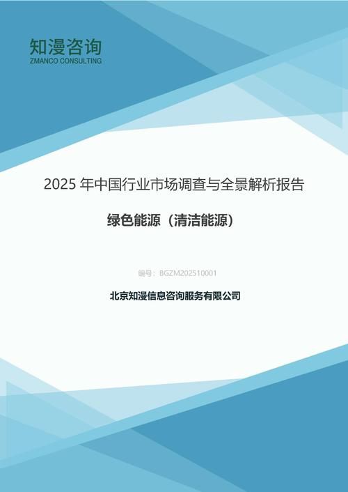 2025年中国绿色能源（清洁能源）行业市场调查与全景解析报告