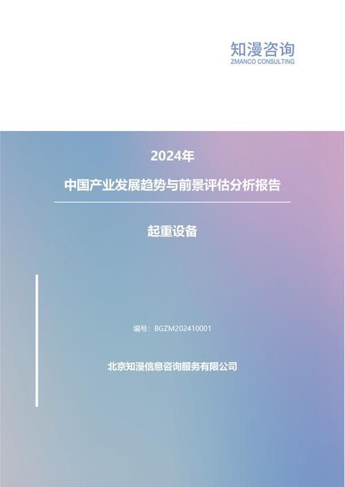 2024年中国起重设备产业发展趋势与前景评估分析报告