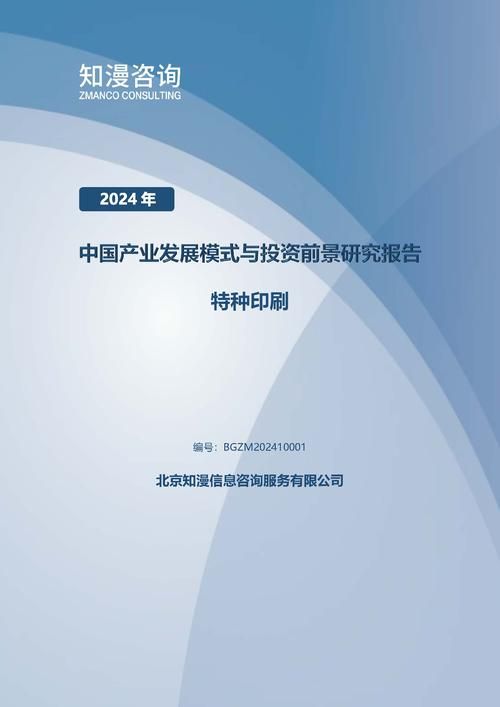2024年中国特种印刷产业发展模式与投资前景研究报告
