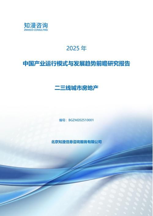 2025年中国二三线城市房地产产业运行模式与发展趋势前瞻研究报告