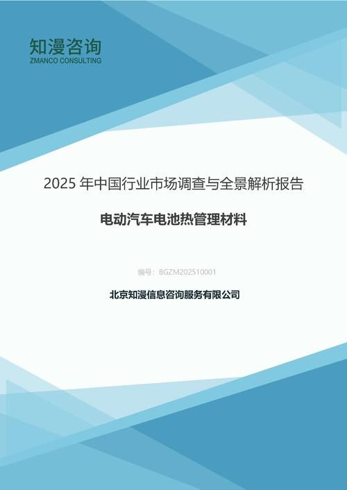 2025年中国电动汽车电池热管理材料行业市场调查与全景解析报告