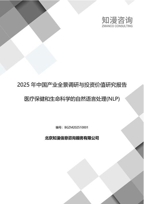 2025年中国医疗保健和生命科学的自然语言处理(NLP)产业全景调研与投资价值研究报告