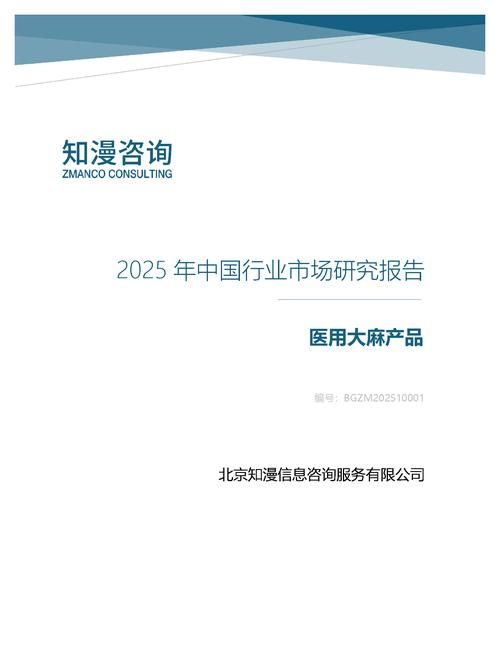 2025年中国医用大麻产品行业市场研究报告