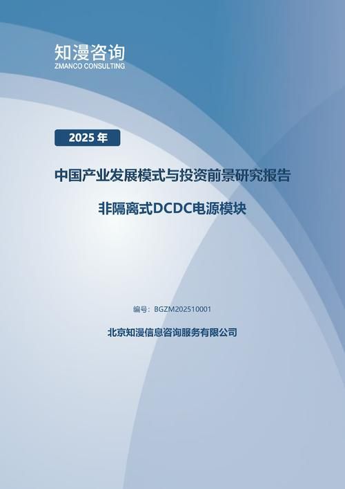 2025年中国非隔离式DCDC电源模块产业发展模式与投资前景研究报告