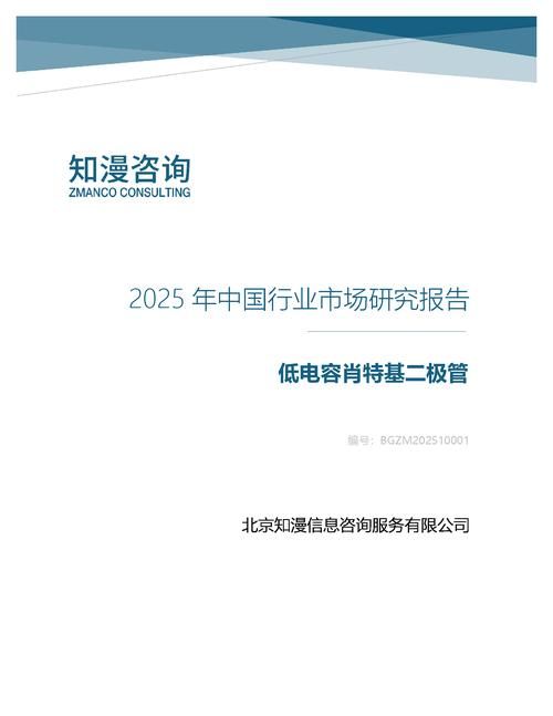2025年中国低电容肖特基二极管行业市场研究报告