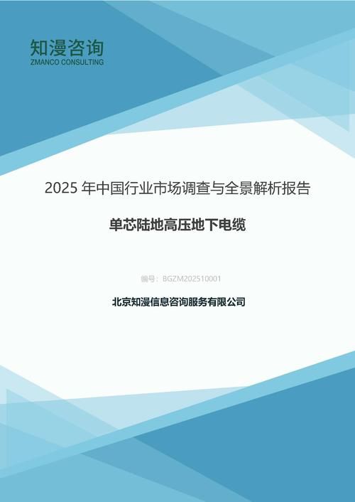 2025年中国单芯陆地高压地下电缆行业市场调查与全景解析报告