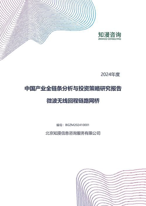 2024年中国微波无线回程链路网桥产业全链条分析与投资策略研究报告