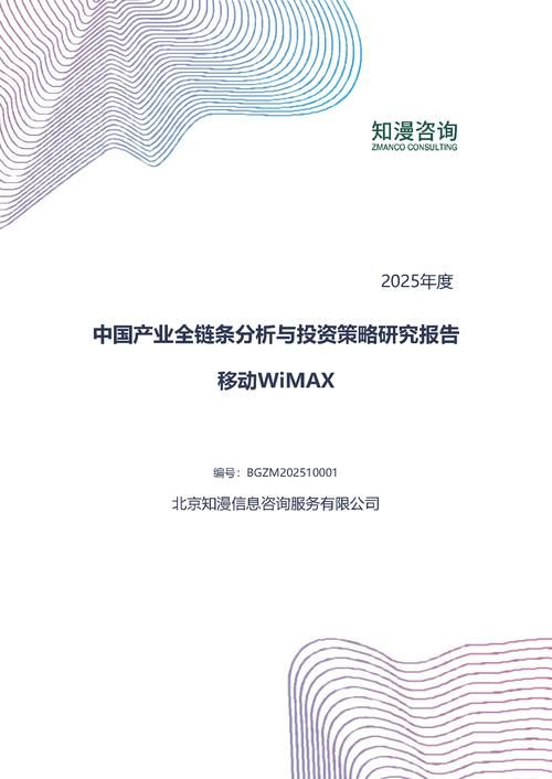 2025年中国移动WiMAX产业全链条分析与投资策略研究报告