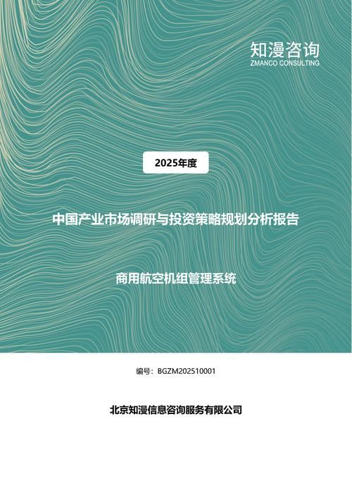 2025年中国商用航空机组管理系统产业市场调研与投资策略规划分析报告