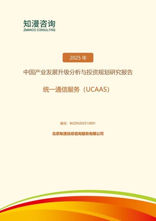 2025年中国统一通信服务（UCAAS）产业发展升级分析与投资规划研究报告