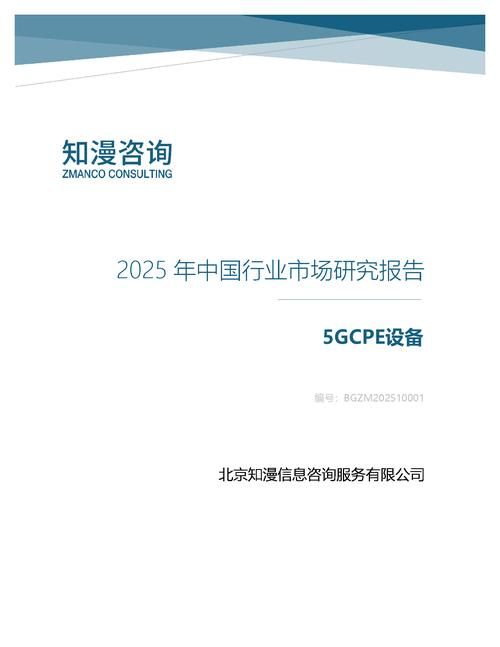 2025年中国5GCPE设备行业市场研究报告