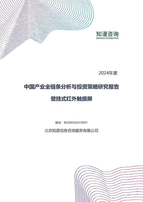 2024年中国壁挂式红外触摸屏产业全链条分析与投资策略研究报告