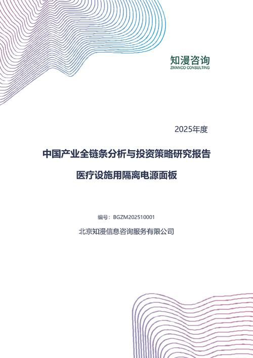 2025年中国医疗设施用隔离电源面板产业全链条分析与投资策略研究报告