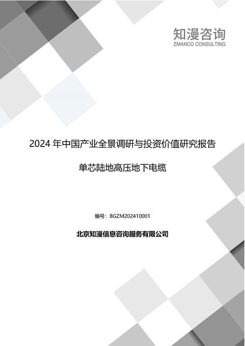 2024年中国单芯陆地高压地下电缆产业全景调研与投资价值研究报告