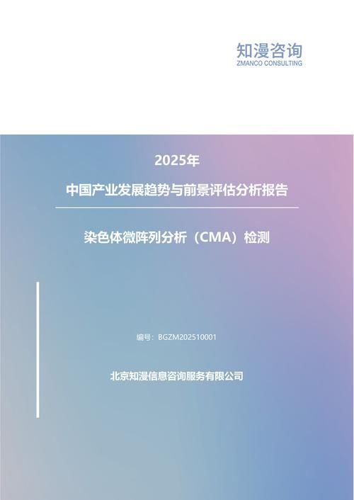 2025年中国染色体微阵列分析（CMA）检测产业发展趋势与前景评估分析报告
